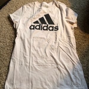 white adidas t-shirt